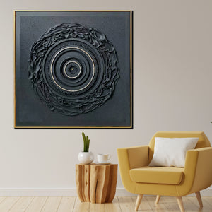 Whispers of Infinity Modern Wall Art (40 x 40 Inches)