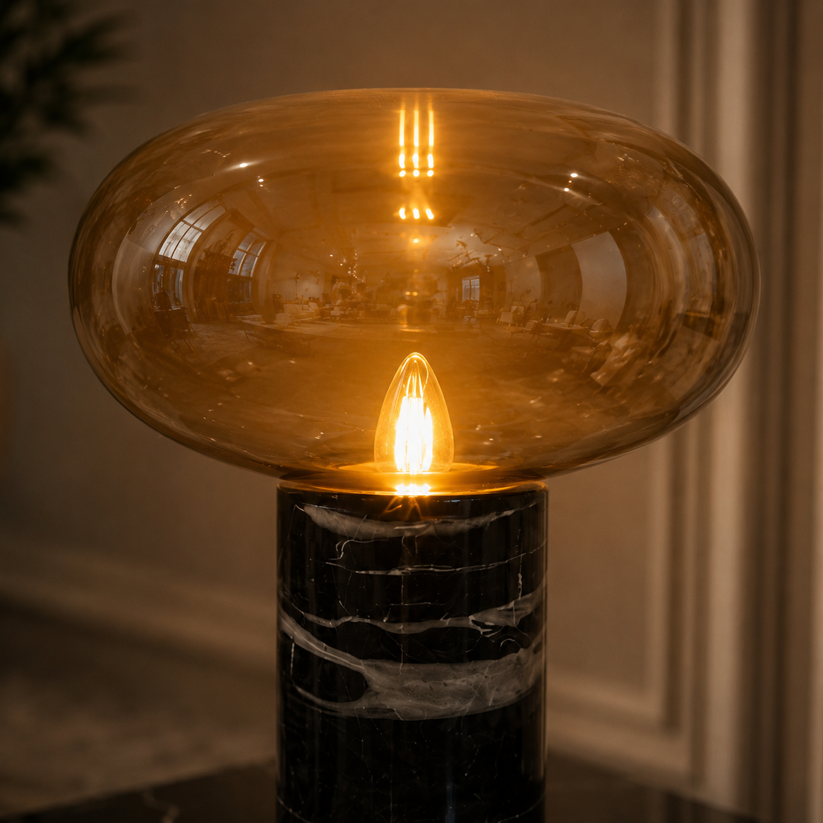 Skyline Sphere Table lamp for Home & Item for Home Decoration (Italian Designer Collection)