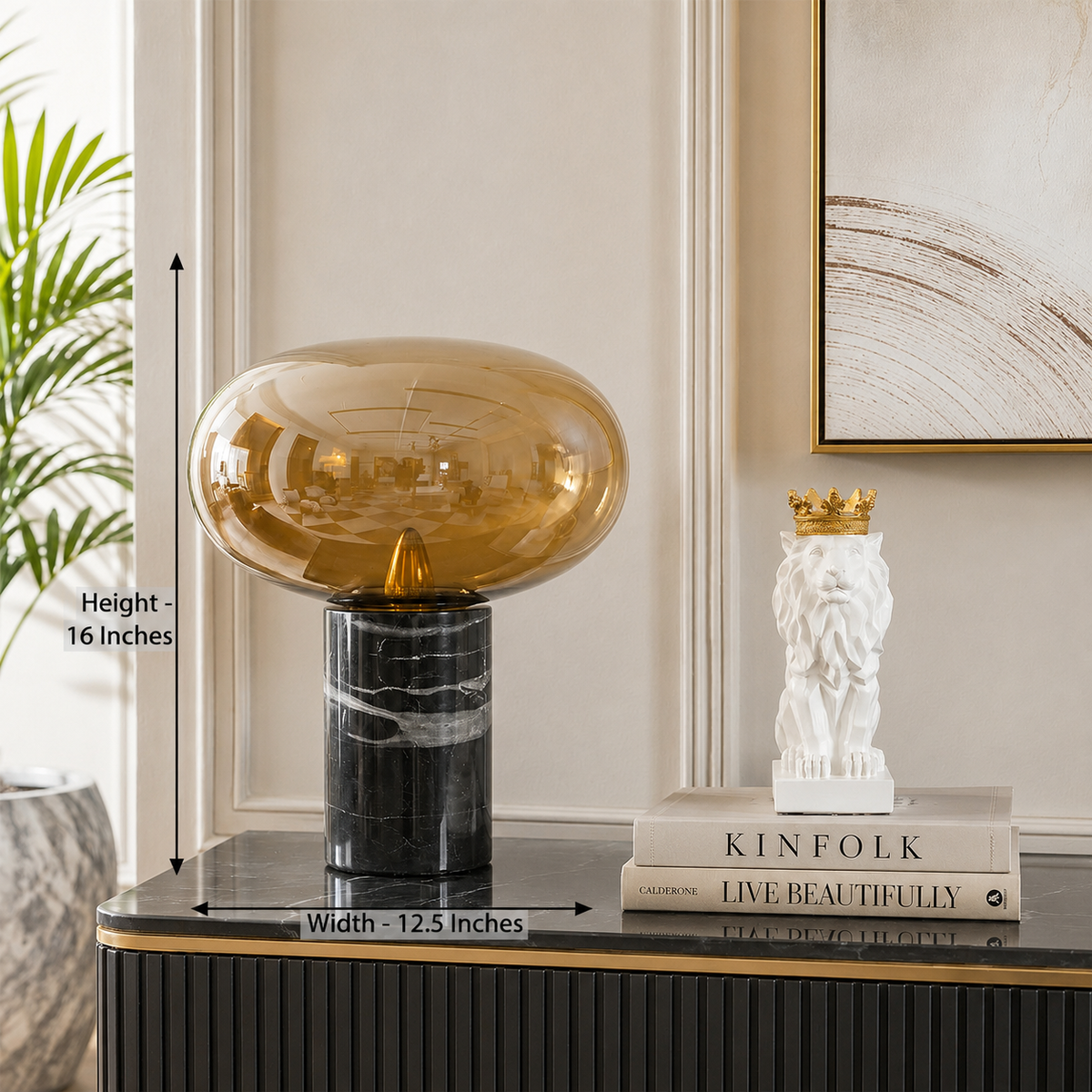 Skyline Sphere Table lamp for Home & Item for Home Decoration (Italian Designer Collection)