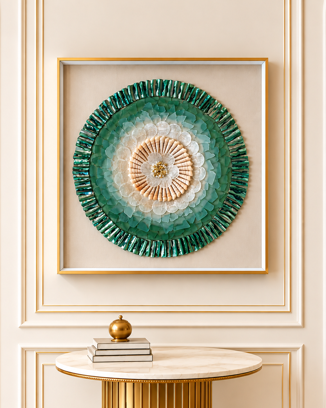 Sea Blossom Shadow Box Home Decoration Item