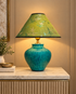 Emerald Aura Table Lamps for Home & Home Decoration Item