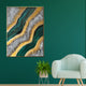 Glimmering Mirage Resin Art Wall Painting