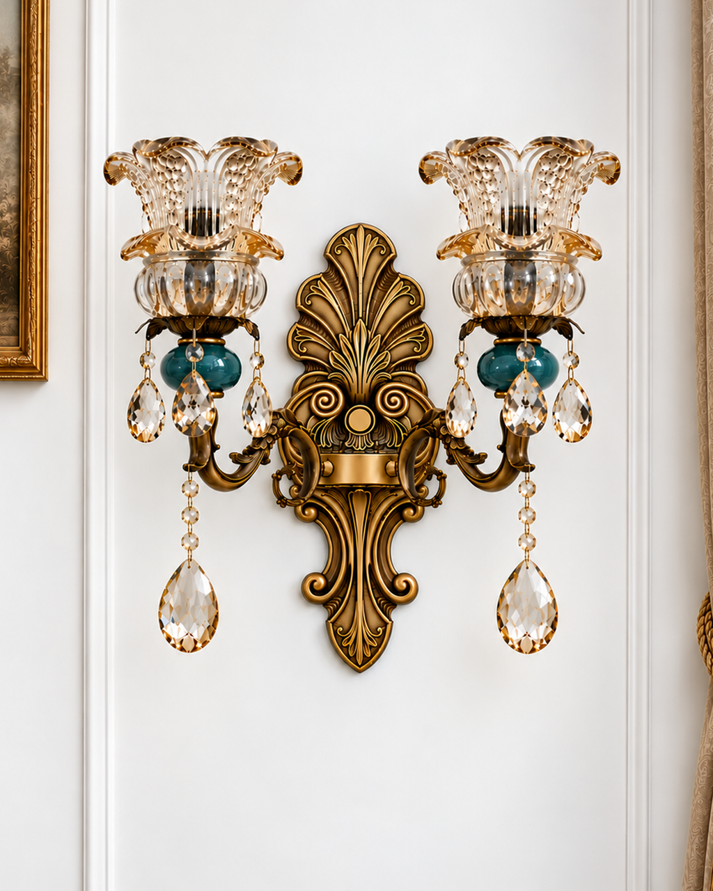 Versailles Elegance Wall Light for Home & item for Home Decoration - Double Sconce