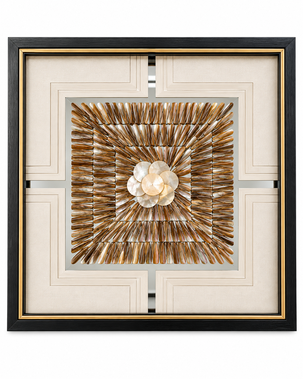 Floral Illusion Shadow Box and Wall decoration item