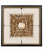 Floral Illusion Shadow Box and Wall decoration item