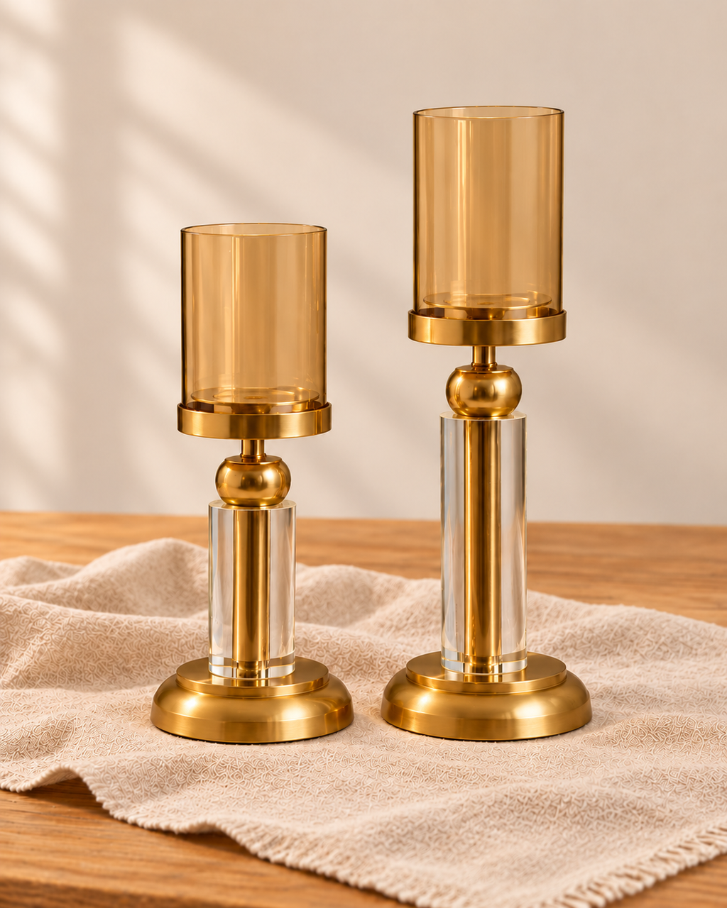 Verona Majesty Candle Stand For Home & Item for Home Decoration - Set of 2