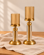 Verona Majesty Candle Stand For Home & Item for Home Decoration - Set of 2