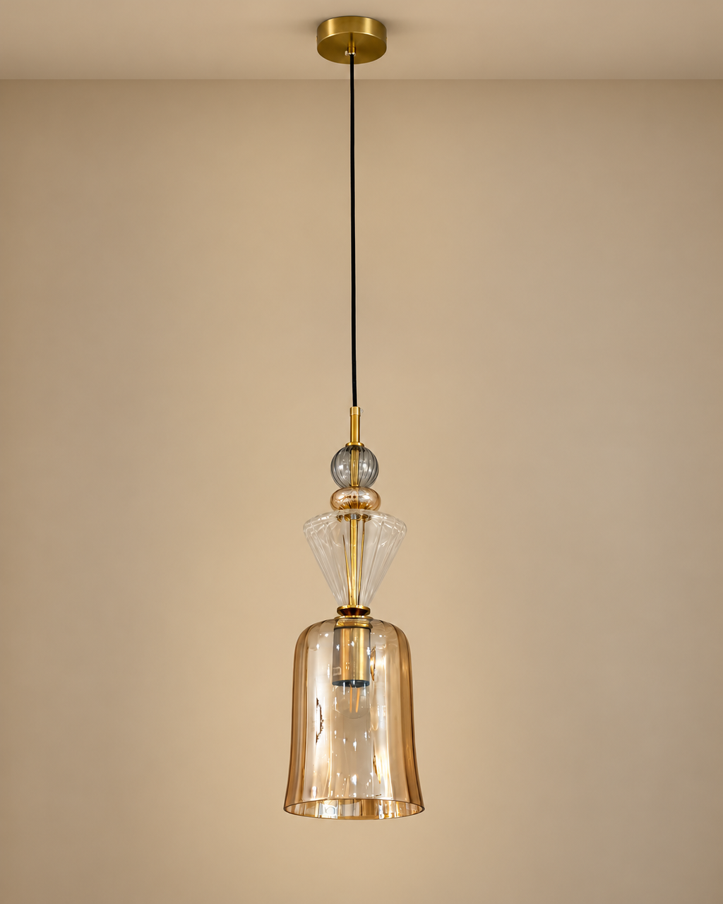 Zarelle Pendant Light For Home & Item for Home Decoration - Amber