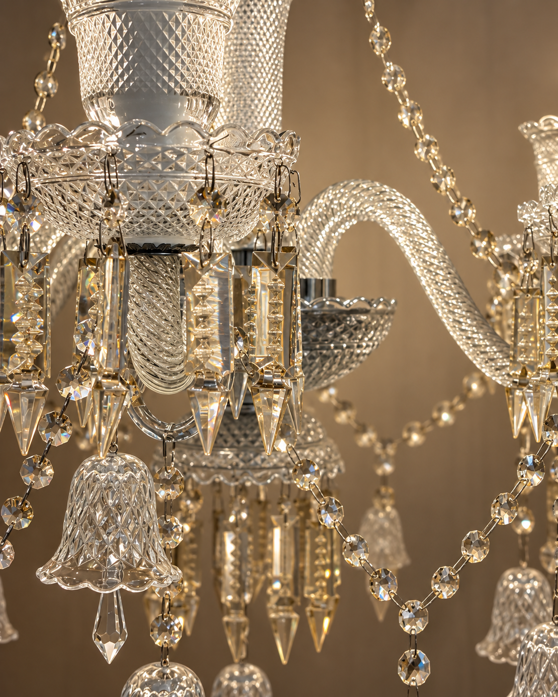 Celestia Grandeur Chandelier for Home & item for Home Decoration - Amber