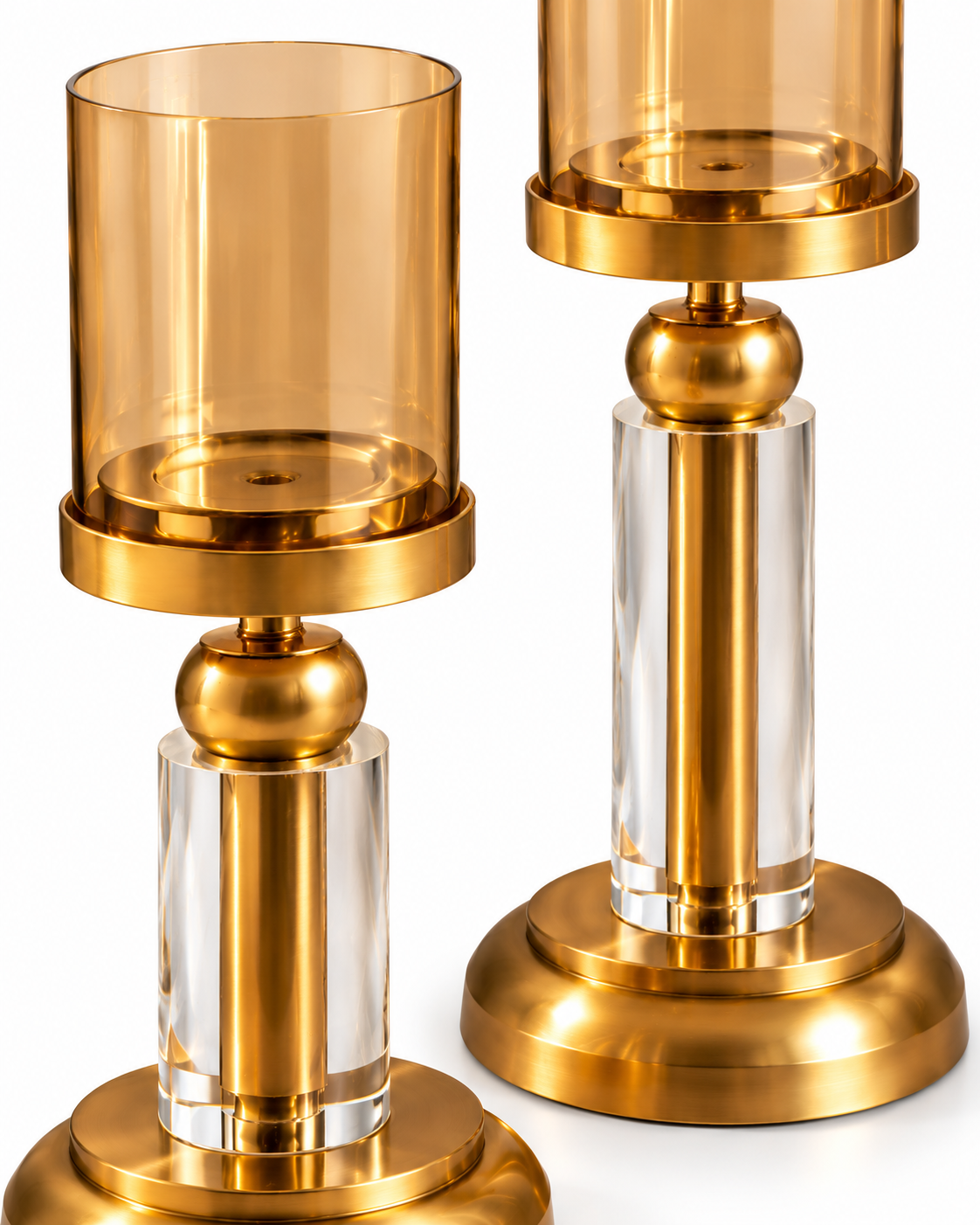 Verona Majesty Candle Stand For Home & Item for Home Decoration - Set of 2
