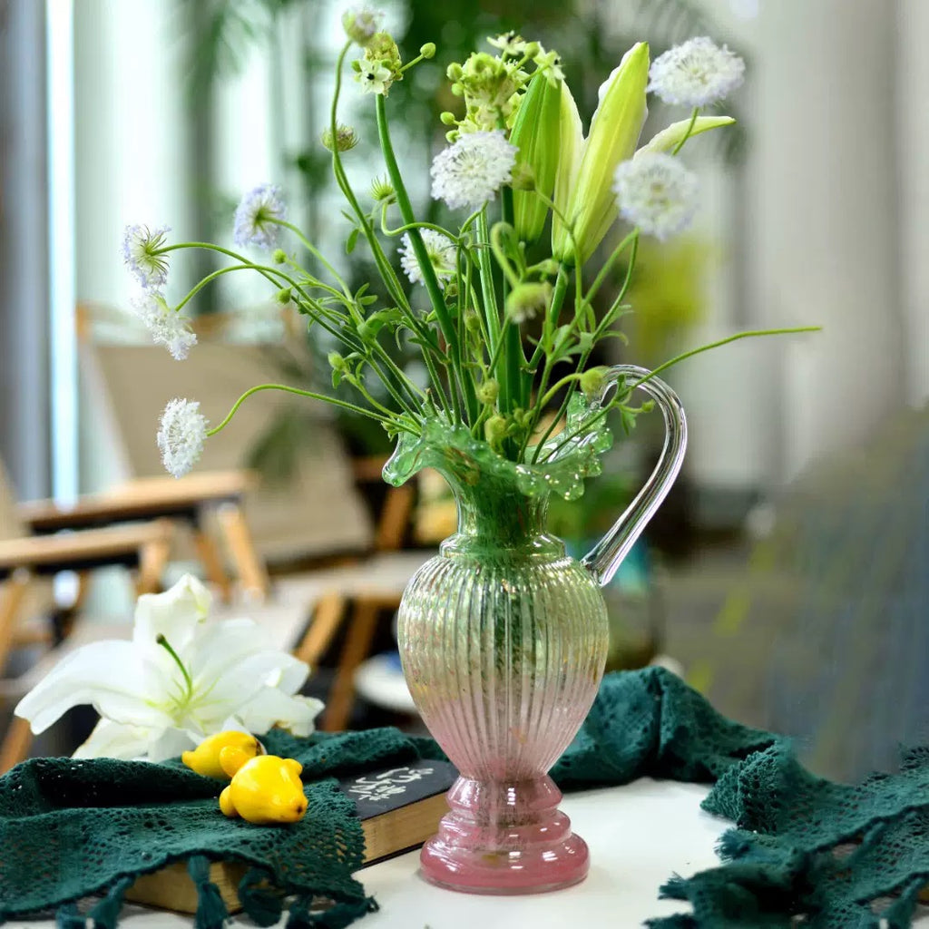 Spring Blossom Handblown Glass Showpiece & Items for Room Decoration