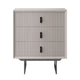 Classic Elegance Three-Drawer Cabinet (Gray)