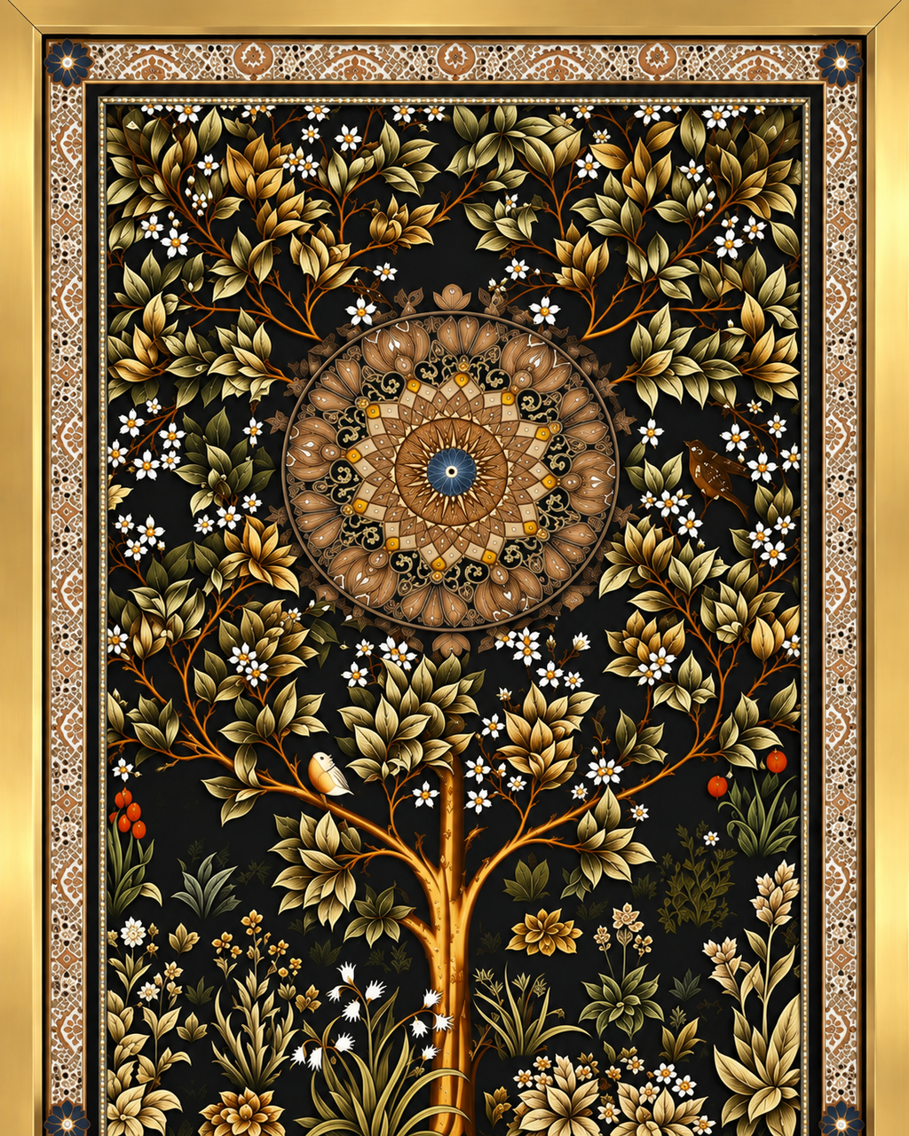 Mystic Garden Shadow Box for Wall Decoration & Wall Art