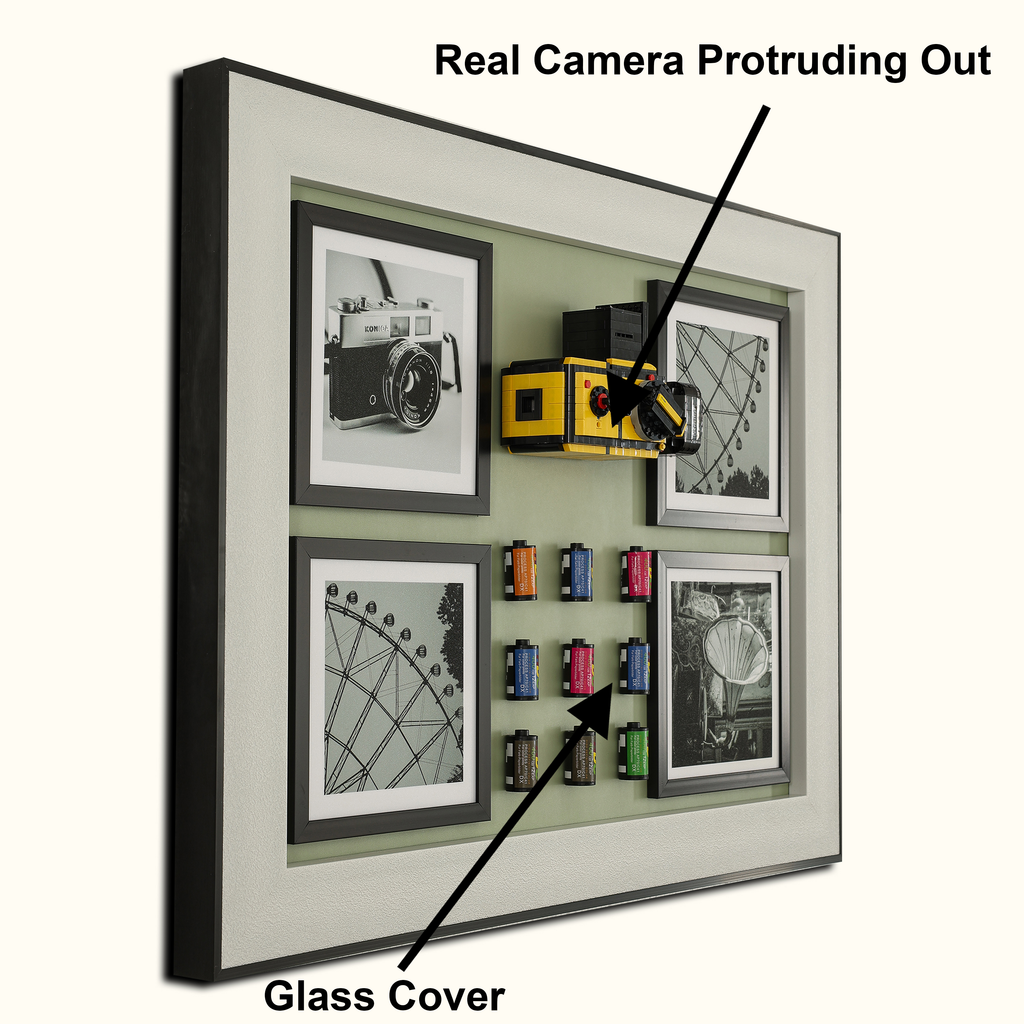 Camera Enthusiasts Pop Art Shadow Box