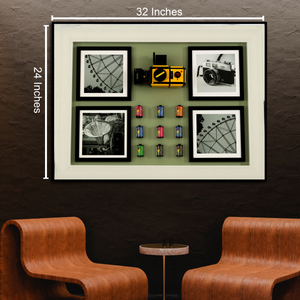 Camera Enthusiasts Pop Art Shadow Box