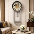 Phantom Dial Designer Pendulum Clock With Moving Gear Mechanism (Steel Body)