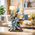 Peacock's Pride Home Decoration Showpiece - Blue