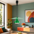 Veris Ceiling Light For Home & Home Decoration Item - Green