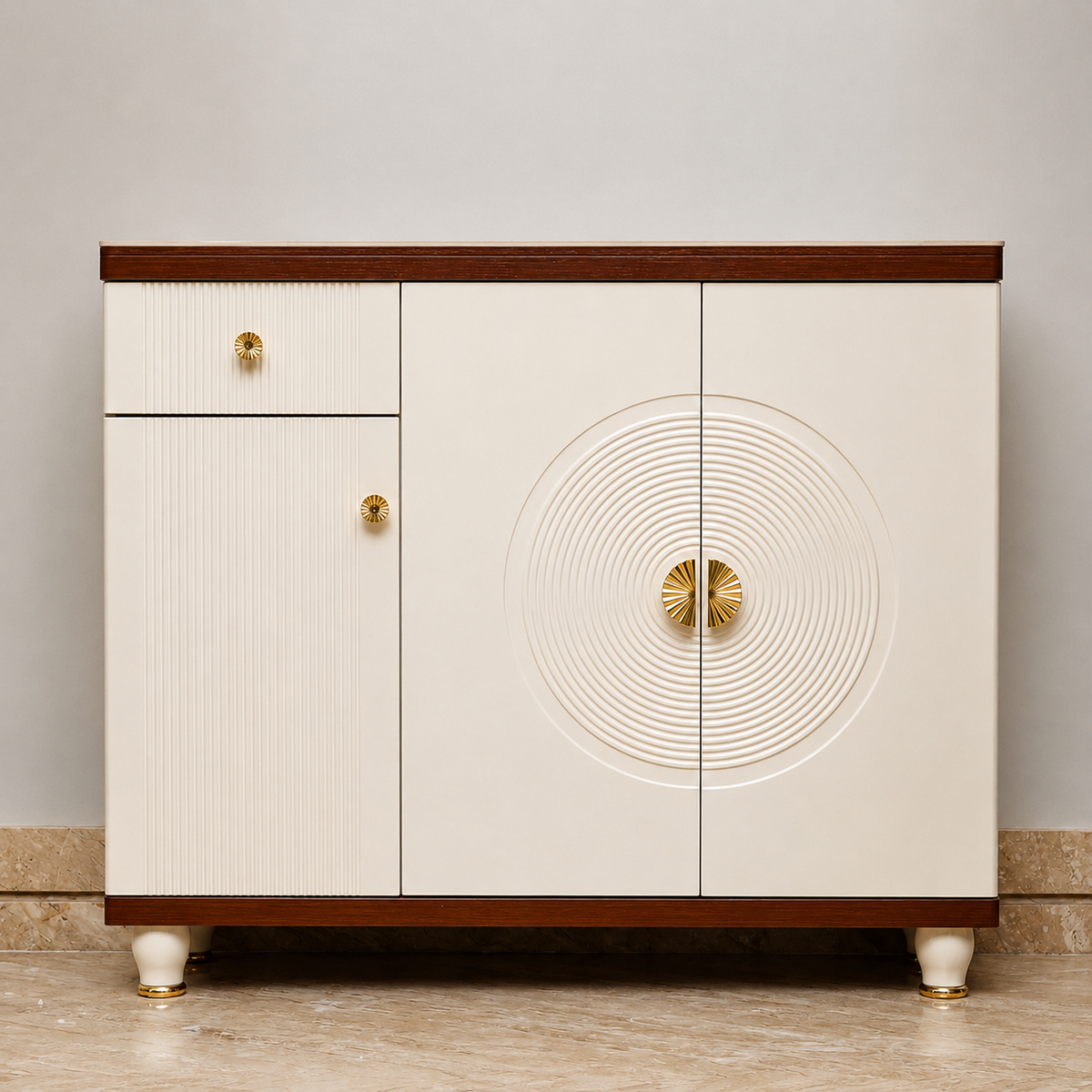 Mysa Manor Storage Cabinet and Console Table For Home & Crockery Storage Cabinet / Crockery Unit