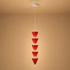 Rovena Ceiling Light For Home & Home Decoration Item - Red (Italian Designer Collection)