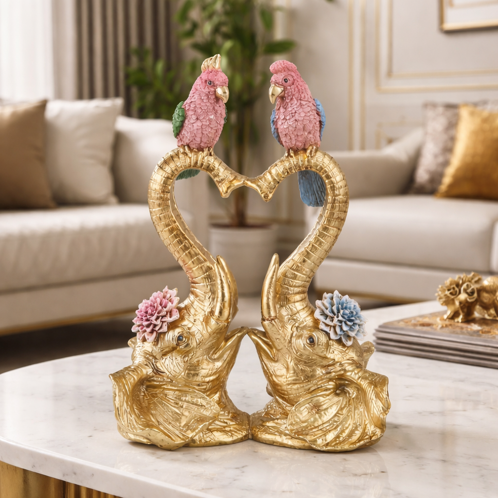 Heart of Elephants Decorative showpiece & Items for Room Decoration