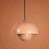 Vibe Dome Pendant Light For Home & Item for Home Decoration  - Peach