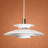 Arctic Wave UFO Pendant For Living Room & Item for Home Decoration - White