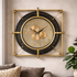 Grand Axis Luxury Designer Wall Clock For Living Room With Moving Gear Mechanism Buy Wall Clock Online (Steel Body)