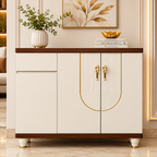 Elm Grace Storage Cabinet and Console Table For Home & Crockery Storage Cabinet / Crockery Unit