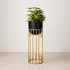 Dripping Luxury Metal Bllack Planters - Big