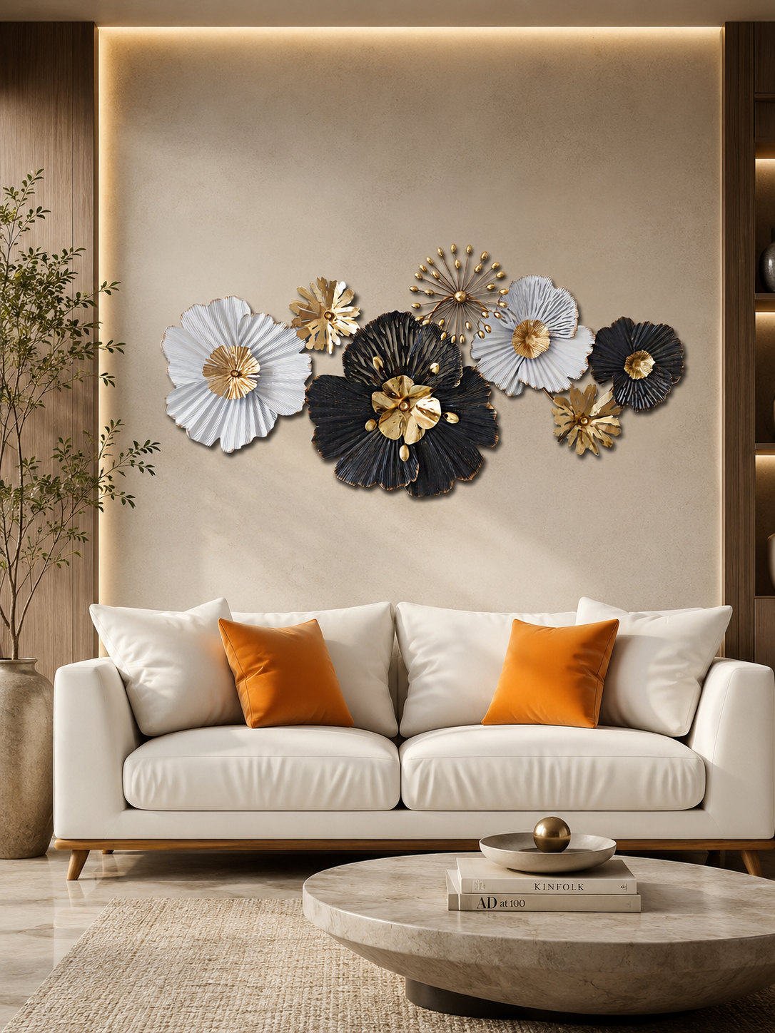 Zeus Decorative Metal Wall Art Panel
