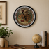 Timeless Tradition Luxury Designer Wall Clock For Living Room With Moving Gear Mechanism Buy Wall Clock Online - Medium (Steel Body) (N)