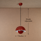 Vibe Dome Pendant Light For Home & Item for Home Decoration - Reddish-Brown