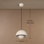 Vibe Dome Pendant Light For Home & Item for Home Decoration  - Grey