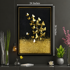 The Butterfly Effect Shadow Box Wall Decoration Piece - Black Frame