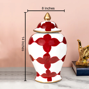 Cherry Blossom Ceramic Vases & Decorative Showpiece - Small