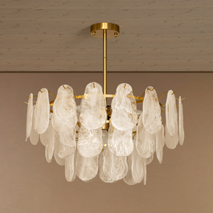 Crystal Lagoon Chandelier Light For Home