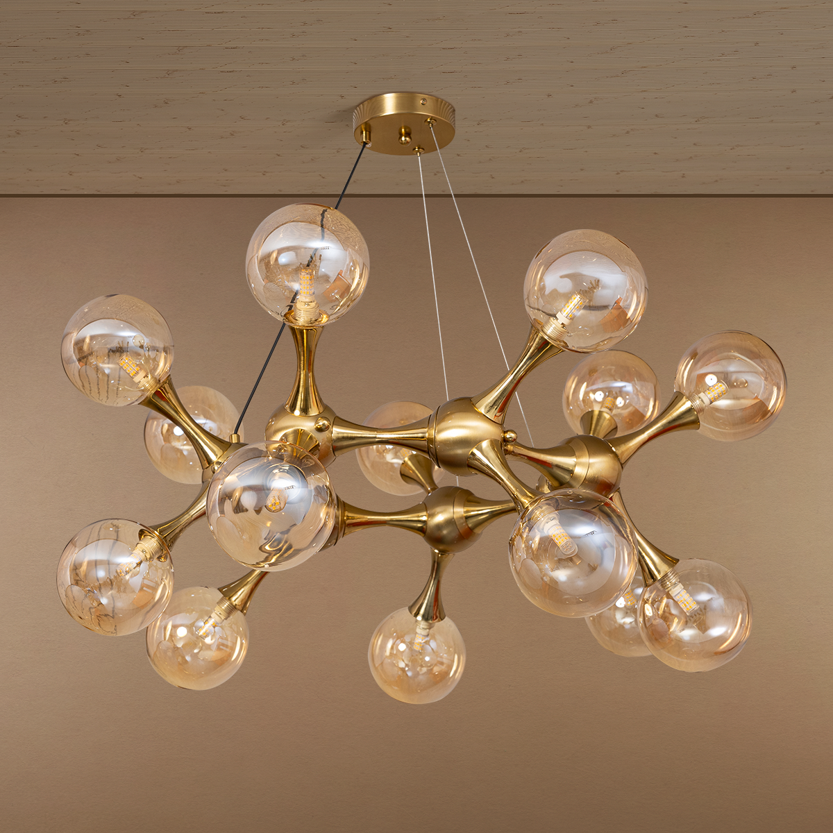 Solar Crest Chandelier Light For Living Room & Item for Home Decoration