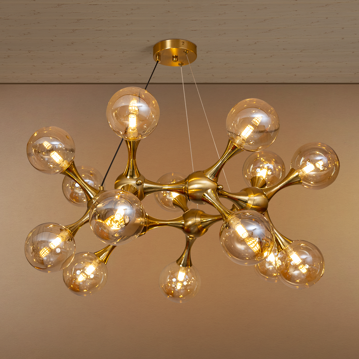 Solar Crest Chandelier Light For Living Room & Item for Home Decoration