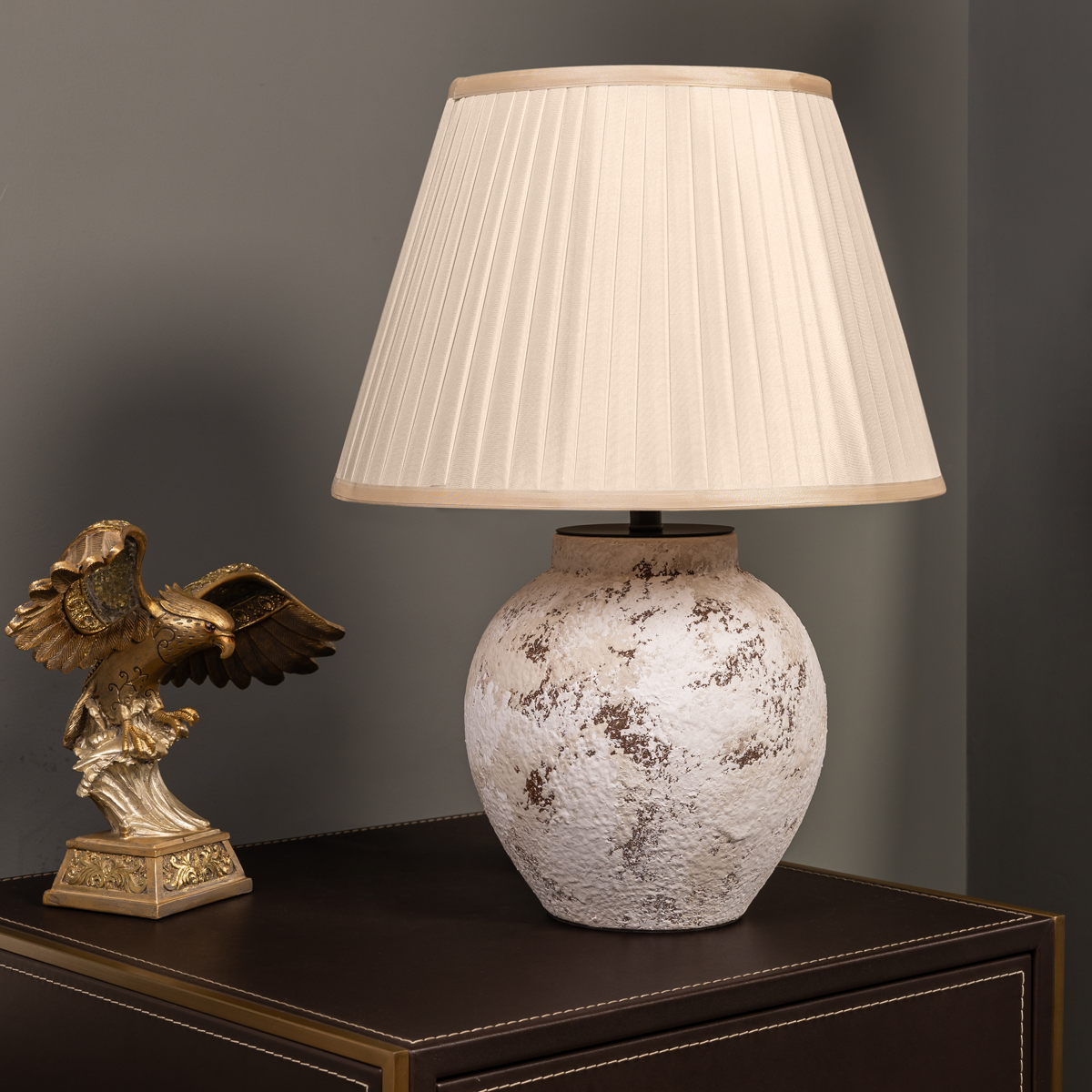 Antique Earth Ceramic Table Lamp