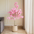Pink Blossom Odyssey Artificial Indoor Plant For Home - 6 Feet
