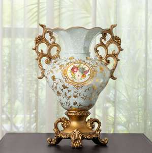 Floral Majesty Decorative Vase & Items for Room Decoration