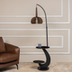 Woven Warmth Designer Floor Lamp for Living Room