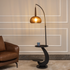 Woven Warmth Designer Floor Lamp for Living Room