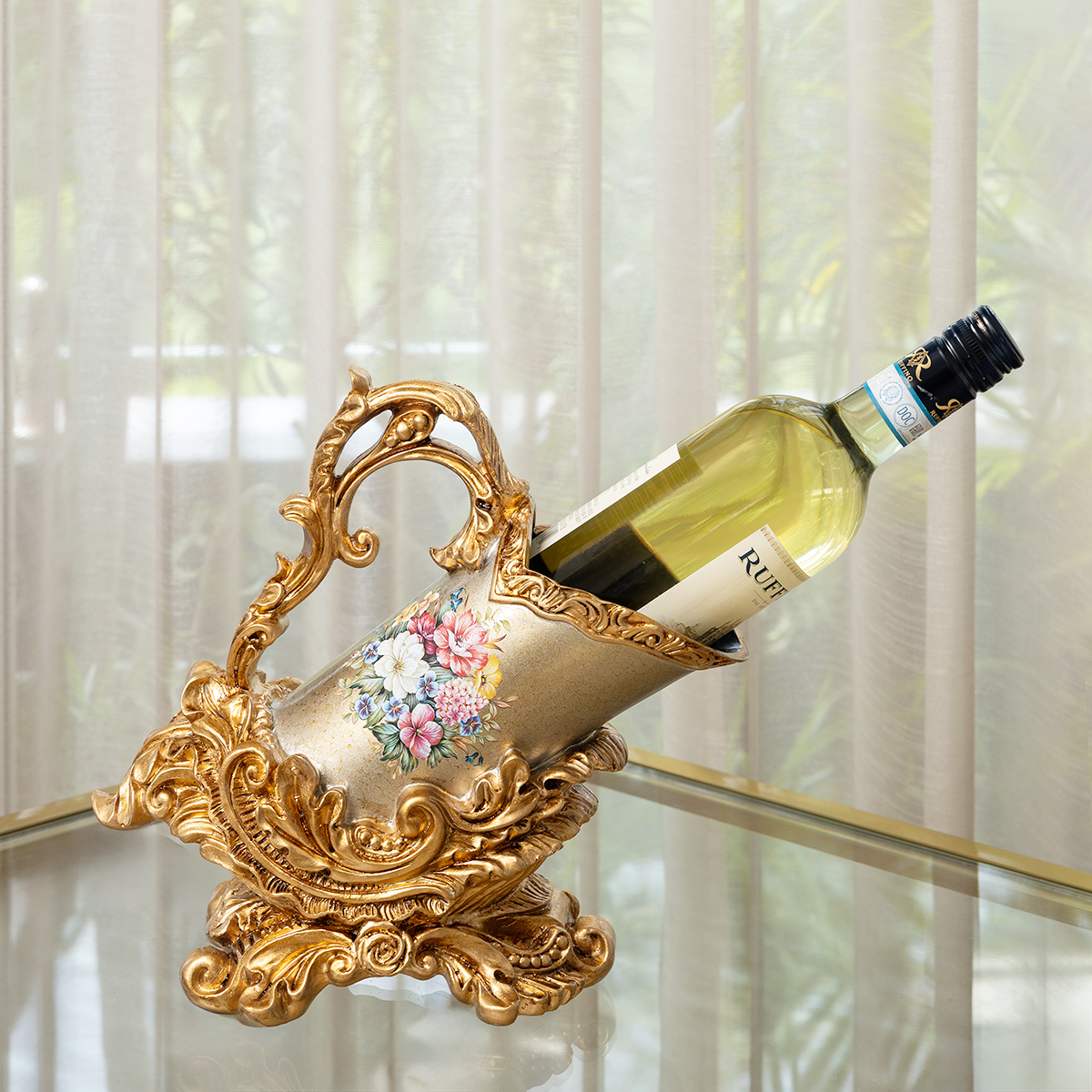 Ambrosia Vintage Wine Bottle Holder Items for Room Decoration