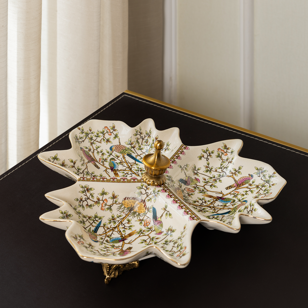 Elaria Breeze Decorative Serving Tray for Home