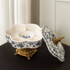 Celestial Cosmos Showpiece for Living Room - Blue (Blue Pottery)