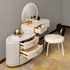 Mono Glow Table Dressing Table & Vanity Set With Mirror & Chair