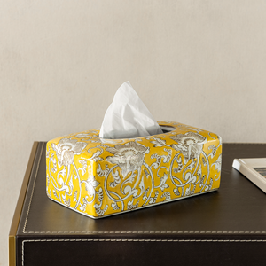 Sunlit Floral Grace Tissue Holder & Home Decoratioon Item