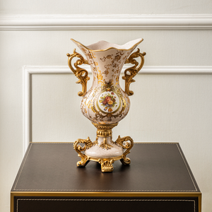 Floral Crown Decorative Vase  & Showpiece & Items for Room Decoration